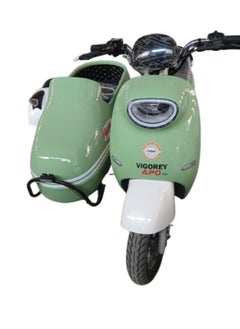 VIGOREY Electeric Motorcycle  Side car Green 