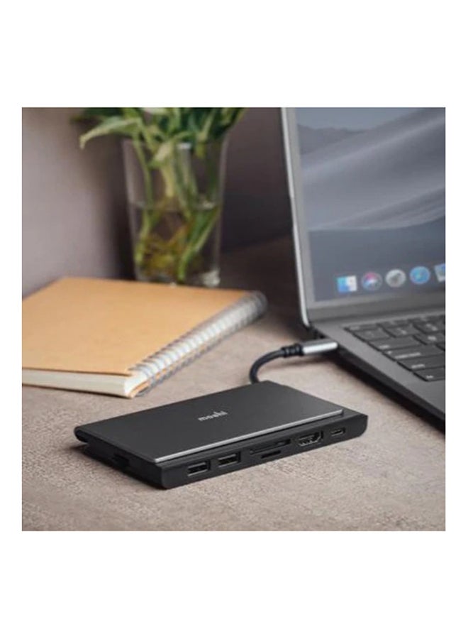 موشي موزع سيمبوس ميني 7 في 1 محمول بمنفذ USB-C رمادي - Image 3