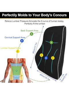 Halamine Lumbar Support Pillow，Lumbar Support，Lumbar Pillow， For Office Computer Chair,  - Image 4