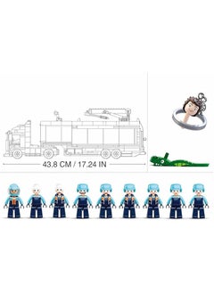 Sluban Racing Team Series Racing Car Transporter Building Blocks 1044 Pcs With 9 Mini Figures For Age 6+  - Image 3