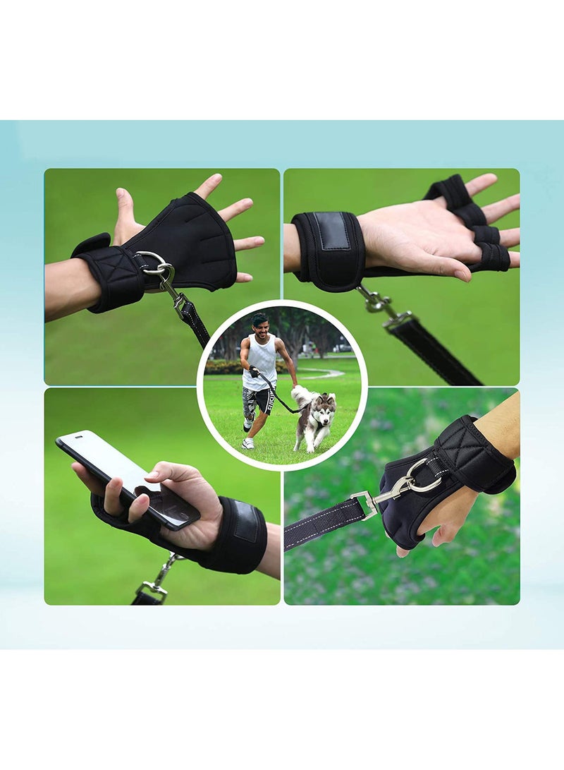 Generic Dog Leash Explosion Walking Gloves and Proof Chain Lead Rope for Large Dogs Safety Free Hands Tough Unbreakable Suitable Puppies Cats - Image 3