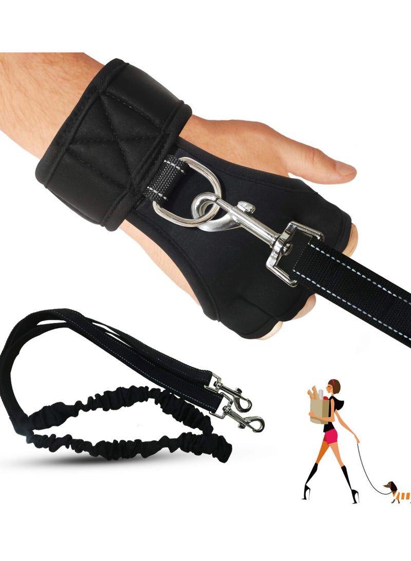 Generic Dog Leash Explosion Walking Gloves and Proof Chain Lead Rope for Large Dogs Safety Free Hands Tough Unbreakable Suitable Puppies Cats - Image 1