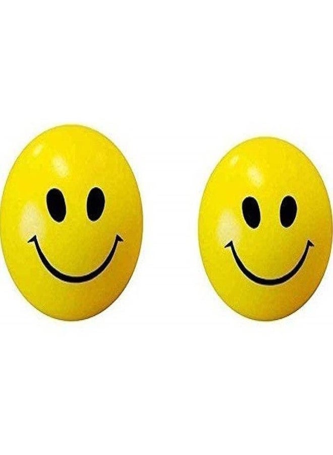 DOMUM Smiley Soft Balls Cute Funny Yellow Emoji Happy Smiley Face Squeeze Sponge Balls - Pack of 6. - Image 5