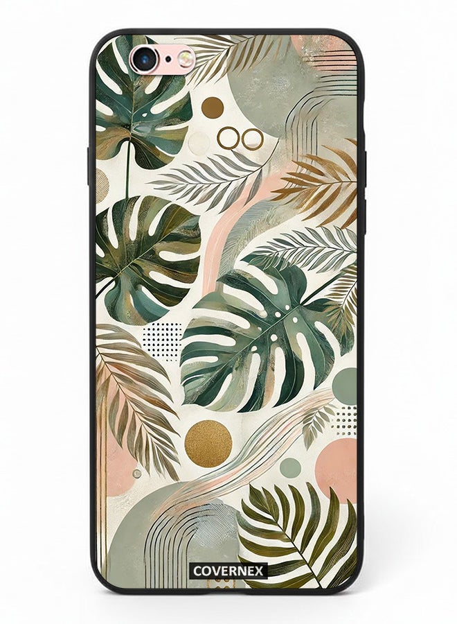 Covernex Apple iPhone 6s Protective Case Cover Printed Featuring Tropical Monstera - Image 2
