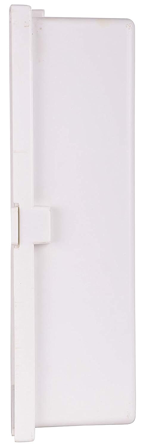 PGen Sized Medium 145x45x19 Inches Spacious Full Mirror Single Door Magnetic Lock Plastic Cabinet Plastic Wall Shelf Number of Shelves 5 Rider 145x19 White - Image 4