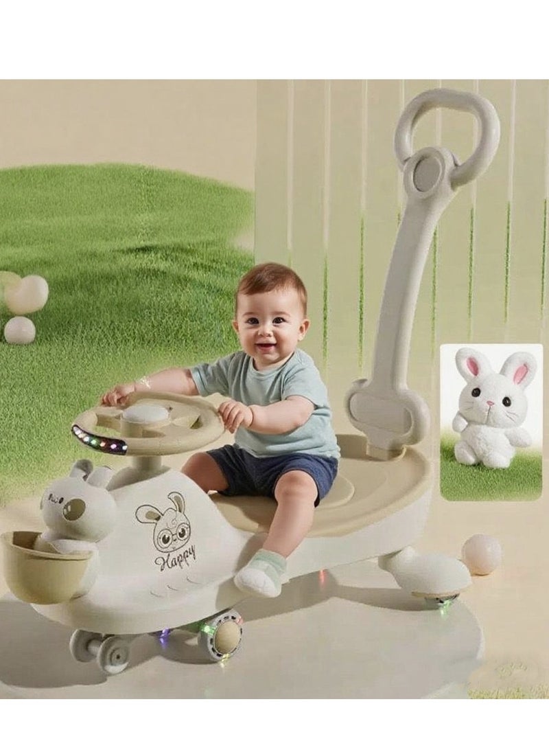 Kids Twist Car,Children's Wiggle Car,Kids Ride Car, Kids Twist Car with Safety Bar,Children's Wiggle Car with Push Rod,Silent Wheel Children's Twisting Car,Children's Wiggle Car with music function,Light Function Children's Twist Car,Kids Ride Car with Guardrail,Kids Twist Car with Backrest,Children's Wiggle Car for Aged 1-6.  - Image 3