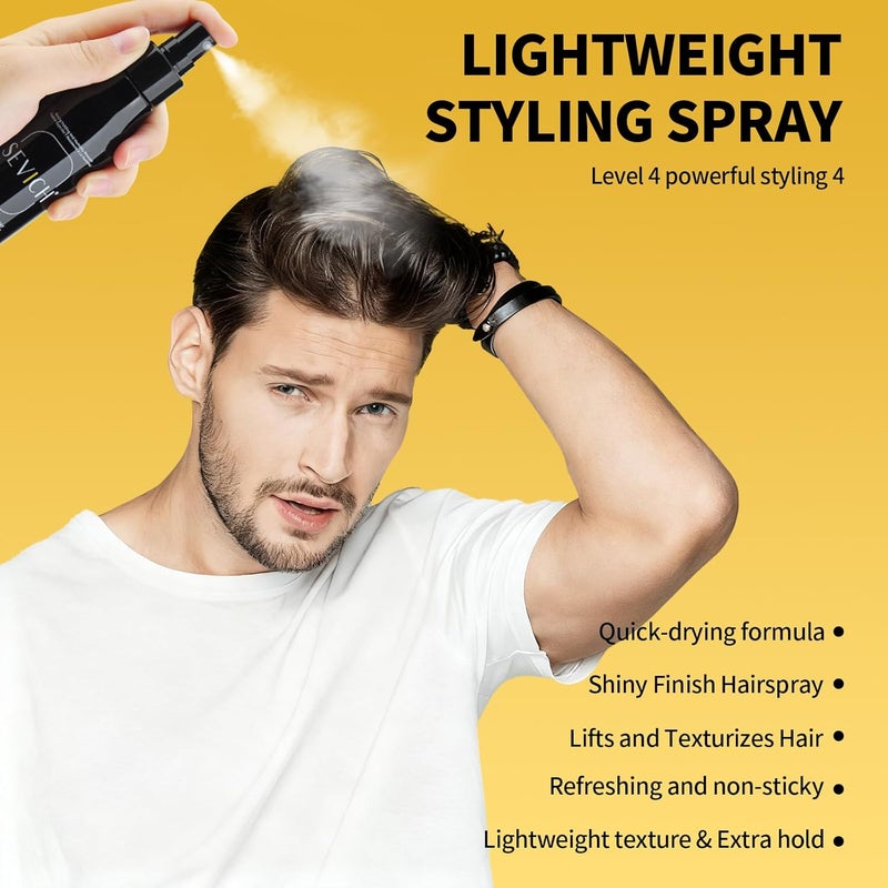 Sevich Hair Spray for Hair Fibre, Strong Hold Moisture-resistant Hair Spray for Men and Women, Light Texture and Shaping Effect, Refreshing and Non-Sticky, 100 ml - Image 5