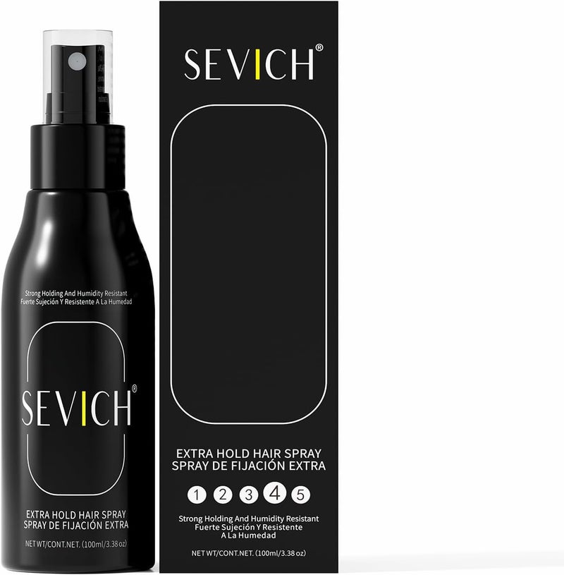 Sevich Hair Spray for Hair Fibre, Strong Hold Moisture-resistant Hair Spray for Men and Women, Light Texture and Shaping Effect, Refreshing and Non-Sticky, 100 ml - Image 1