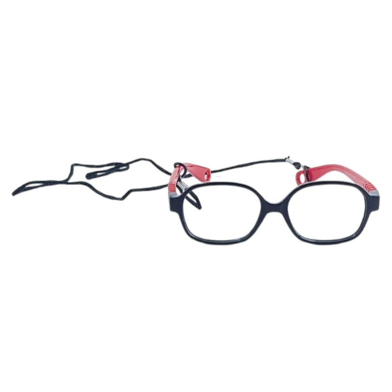 Redex Stylish Full Rim Black Color Rectangle Shape Flexible & Unbreakable Eyeglasses for Kids - Image 2