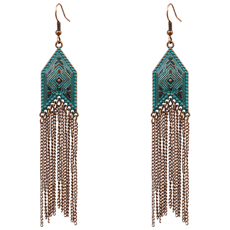 Ladies Dangle Earrings Alloy Material for Anniversary 1 Pair - Image 1