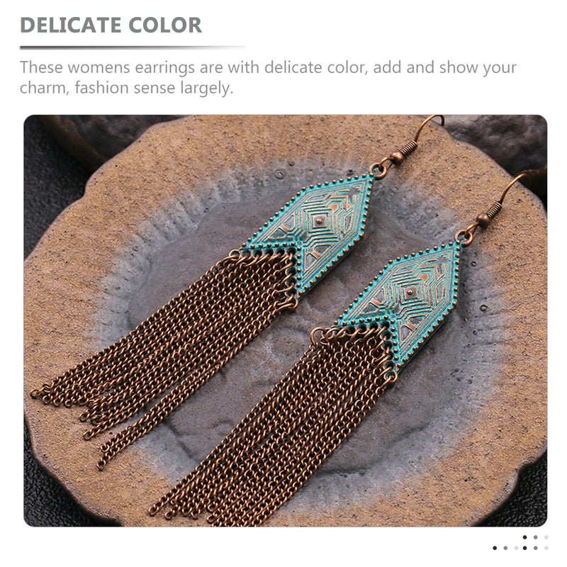 Ladies Dangle Earrings Alloy Material for Anniversary 1 Pair - Image 5