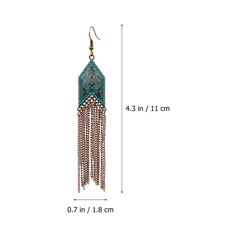 Ladies Dangle Earrings Alloy Material for Anniversary 1 Pair - Image 2