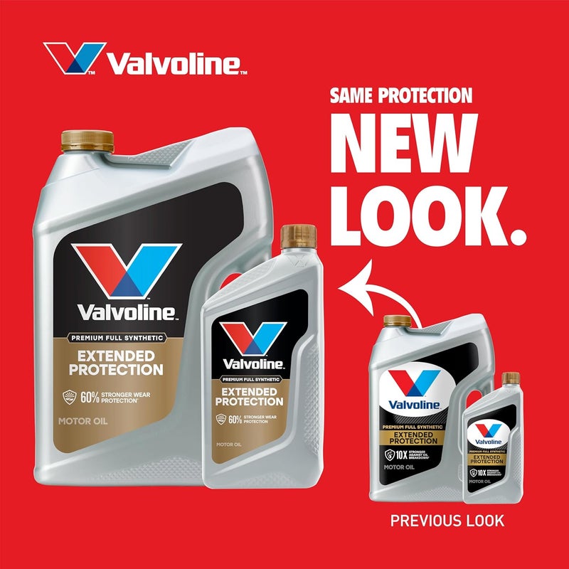 Valvoline زيت محرك فالولين الاصطناعي الكامل لحماية ممتدة SAE 5W30 1 QT علبة من 6 - Image 4