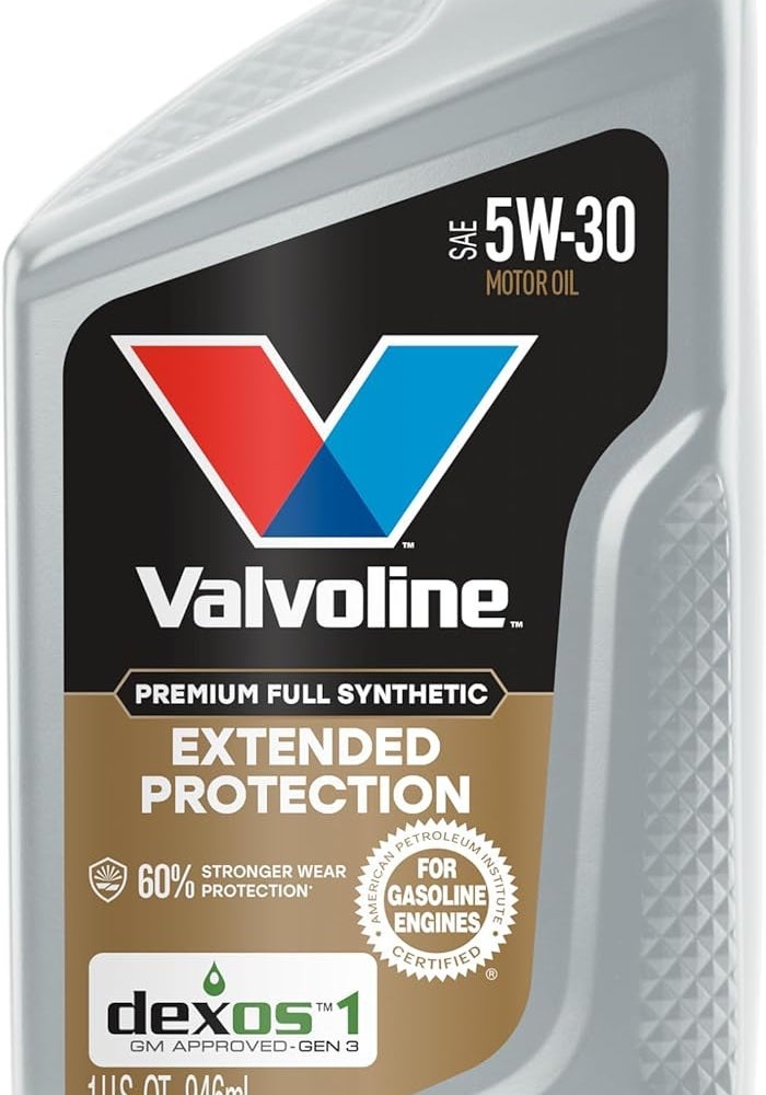 Valvoline زيت محرك فالولين الاصطناعي الكامل لحماية ممتدة SAE 5W30 1 QT علبة من 6 - Image 2