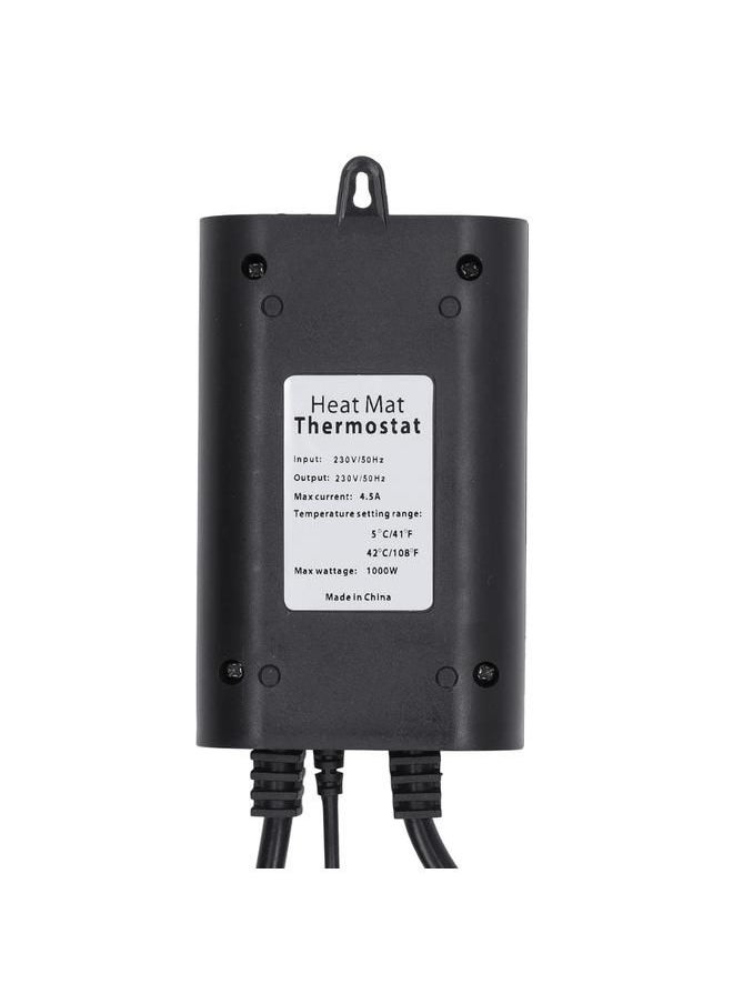 Arabest - Heat Mat Thermostat LED 1000W Fahrenheit Celsius Switchable Digital Temperature Controller For Seed Germination EU Plug 230V - Image 1