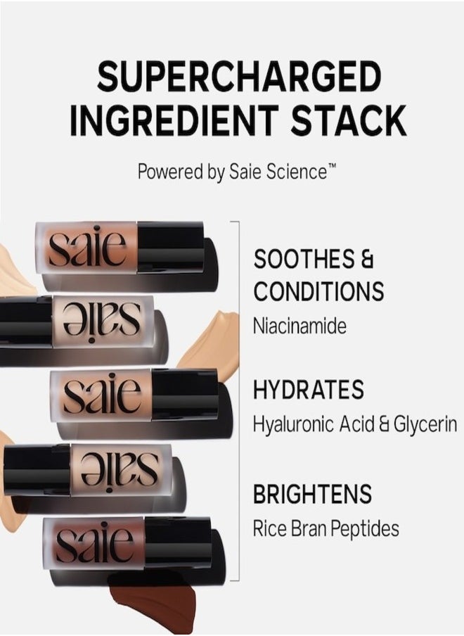 Saie - Saie  Slip Tint Total Radiant Concealer with Niacinamide , 4 - light with warm undertones 5ml - Brightening & Hydrating Finish - Image 1