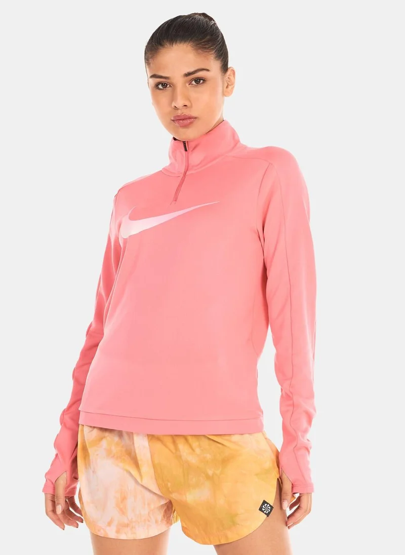 Nike Women's Dri-FIT Swoosh Half-Zip Jersey