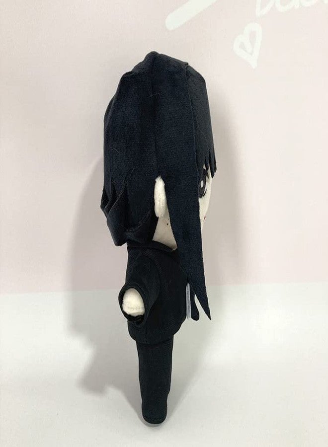 JCvCX Black Hair Girl with Short Pigtail Plush Toy Anime Figure Stuffed Plushies Soft Doll Pillow - Image 3