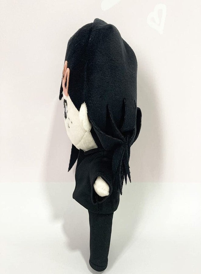 JCvCX Black Hair Girl with Short Pigtail Plush Toy Anime Figure Stuffed Plushies Soft Doll Pillow - Image 4