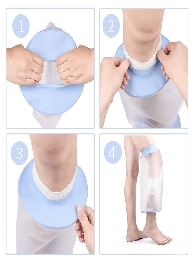 VALLEYWIND Knee Cast Cover for Shower Waterproof Knee Cover for Shower after Surgery Reusable Cast Bag After Surgery for Wound, Burns, Bandage - Image 5
