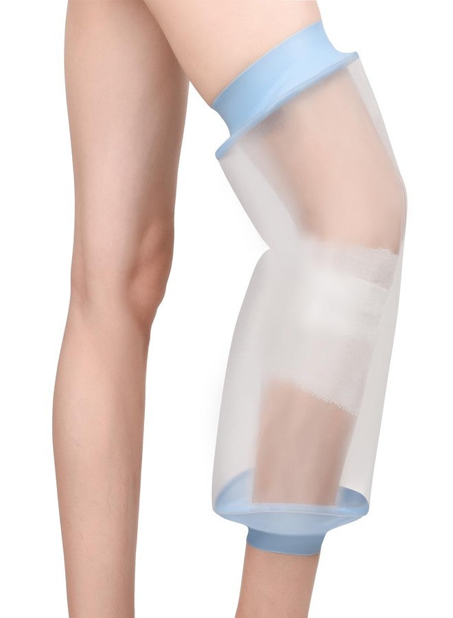 VALLEYWIND Knee Cast Cover for Shower Waterproof Knee Cover for Shower after Surgery Reusable Cast Bag After Surgery for Wound, Burns, Bandage - Image 1