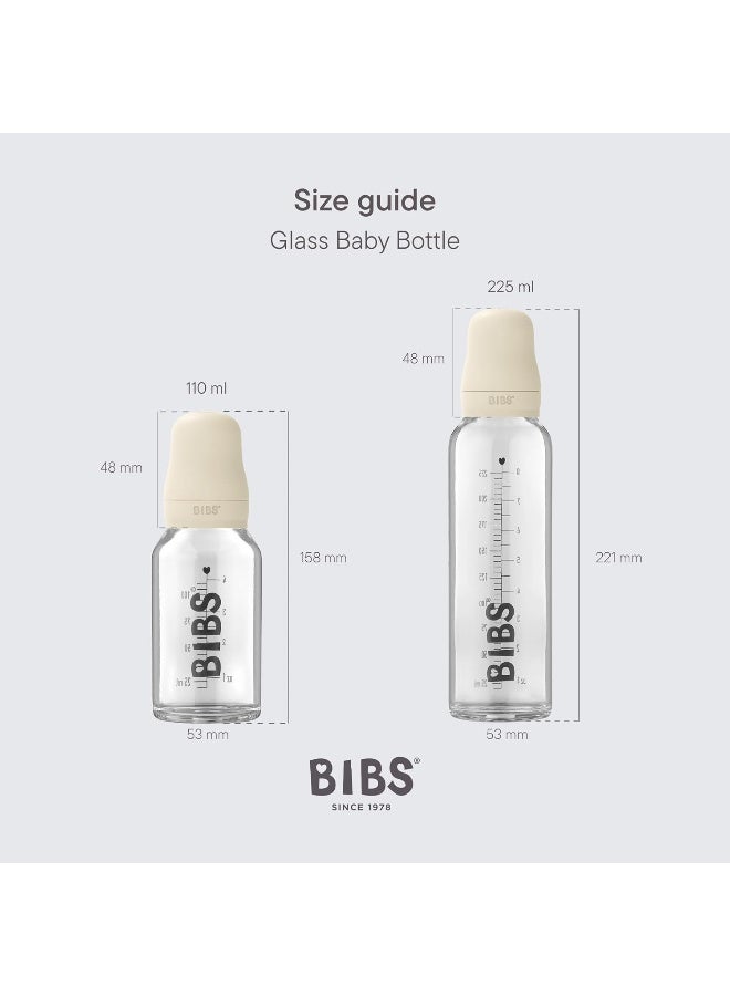 BIBS Baby Bottle Kit | BPA Free Natural Rubber | Made in Denmark | Woodchuck - Image 3