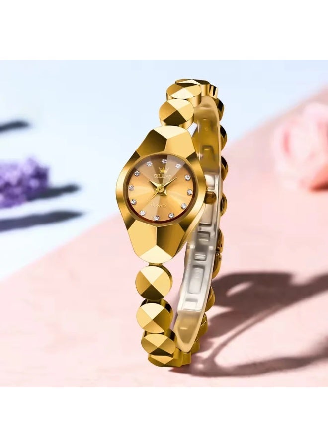 BINBOND Luxury Woman Wristwatch Elegant Waterproof Alloy Steel Watch for Ladies Dress Bracelet Small Dial Quartz Women Watches Reloj - Image 5