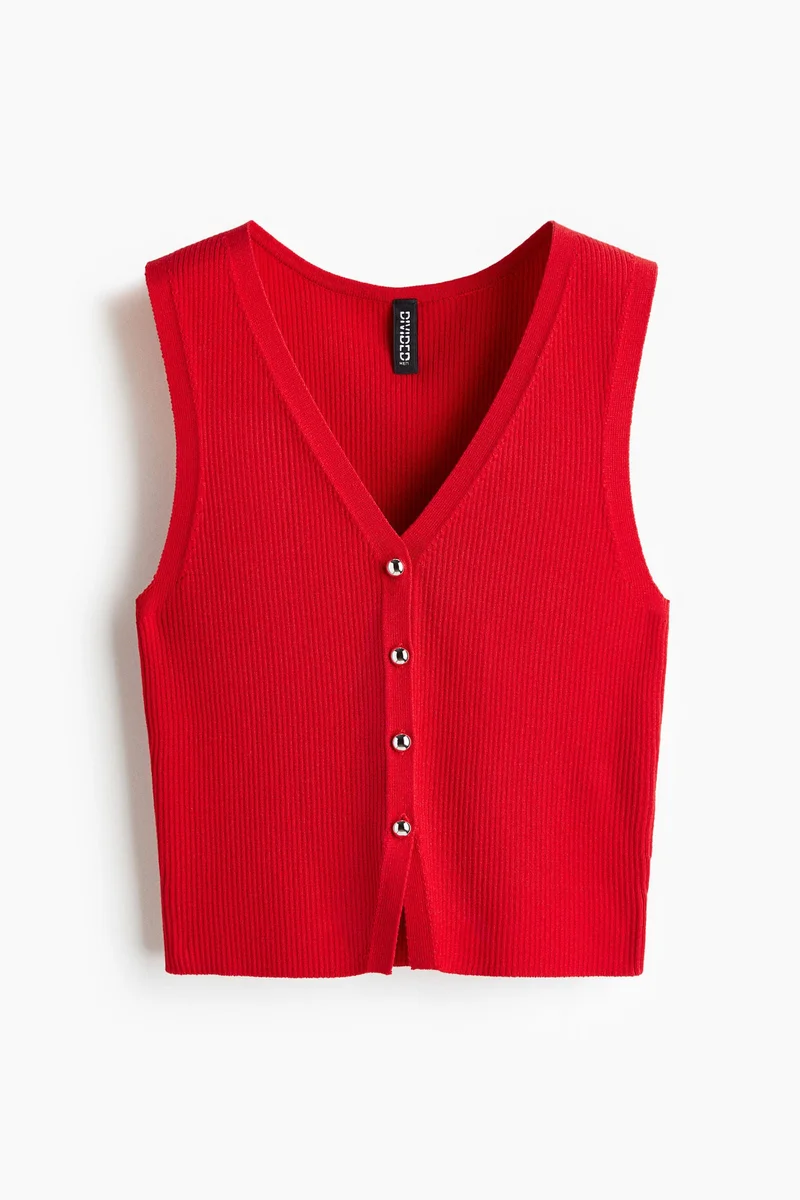 اتش اند ام فيست بأزرار أمامية