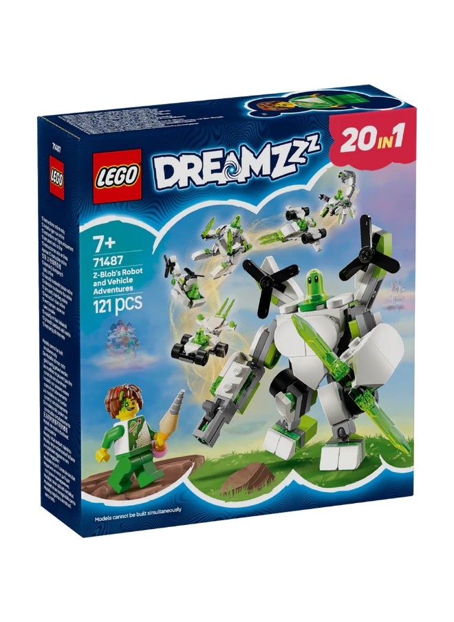LEGO LEGO - Dreamzzz Z-Blob's Robot and Vehicle Adventures 121 Pieces - 71487  - Image 1
