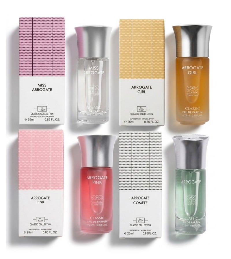 Classic perfume set consisting of 4 pieces, 25 ml each - Image 1