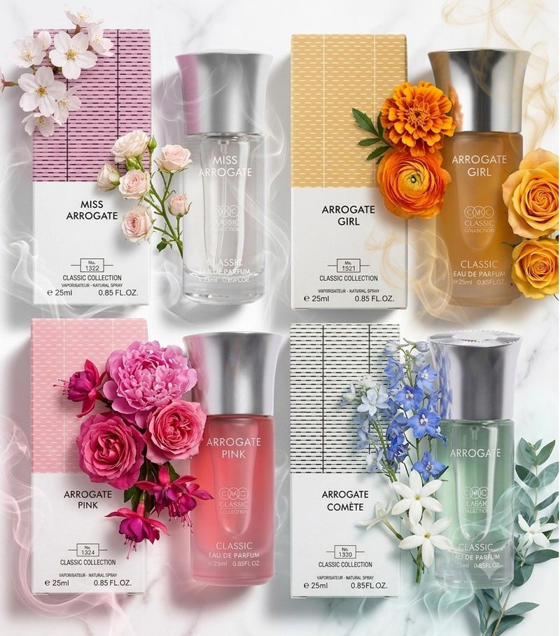 Classic perfume set consisting of 4 pieces, 25 ml each - Image 2