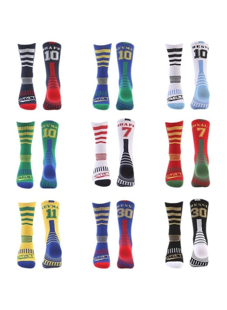 New Sweat Absorbing Odor Proof Anti Slip Football Sports socks - Image 2