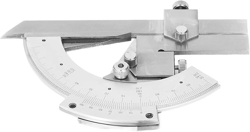 High Carbon Steel Vernier Bevel Protractor 0 320 Degree Precision Angle Finder Tool - Image 5