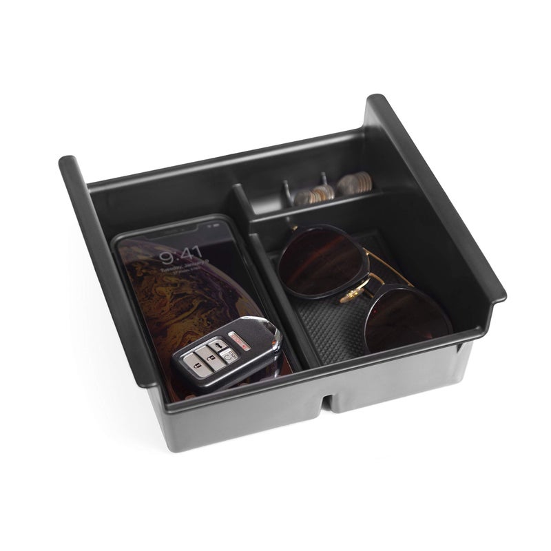 lebogner Center Console Storage Tray Organizer Compatible with Toyota 4Runner, Armrest Console Secondary Accessories Box with Coin Container & Gl Holder All Models of Fifth Generation 2010-2021 - Image 1
