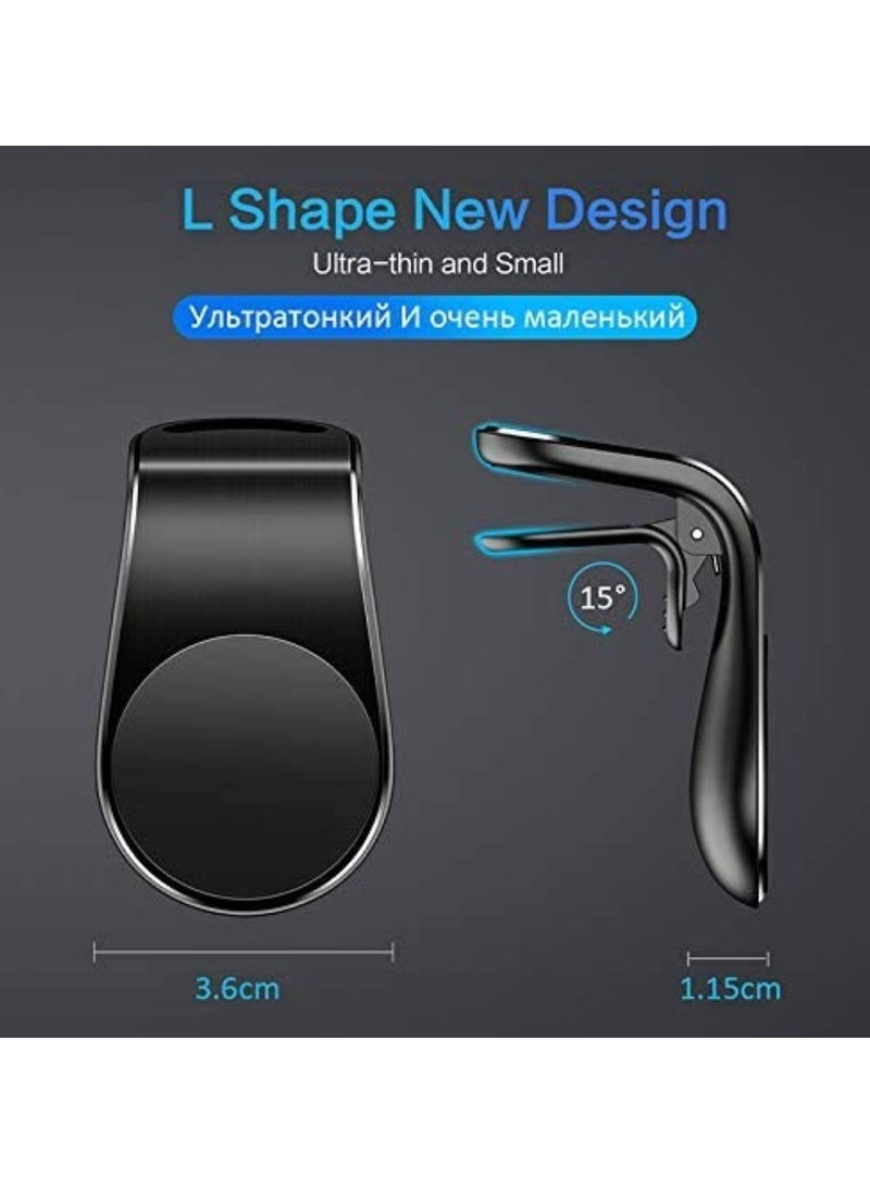 Electric Universal Car Phone Holders with 5 Magnets (Metallic Silver) - Image 3