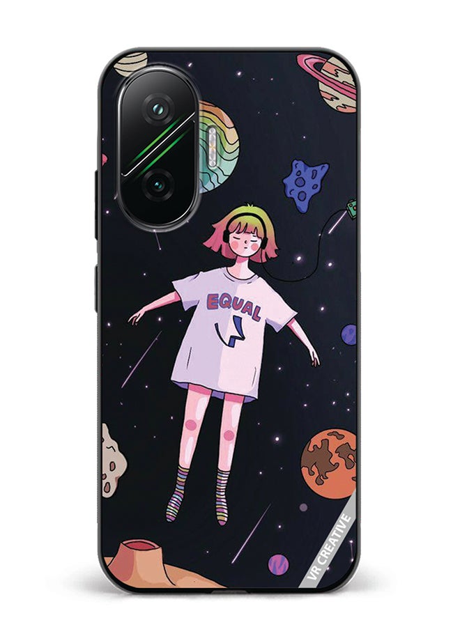 Protective Case Cover For Xiaomi Poco F7 Galaxy Design Multicolour