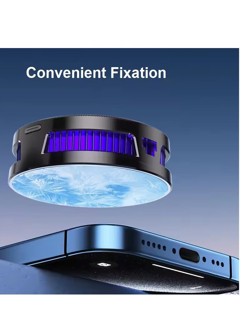 Generic - AL19 Semiconductor Cooling Phone Cooler Radiator Freezing Cold Colorful LED Low Noise Temperature Display - Image 1