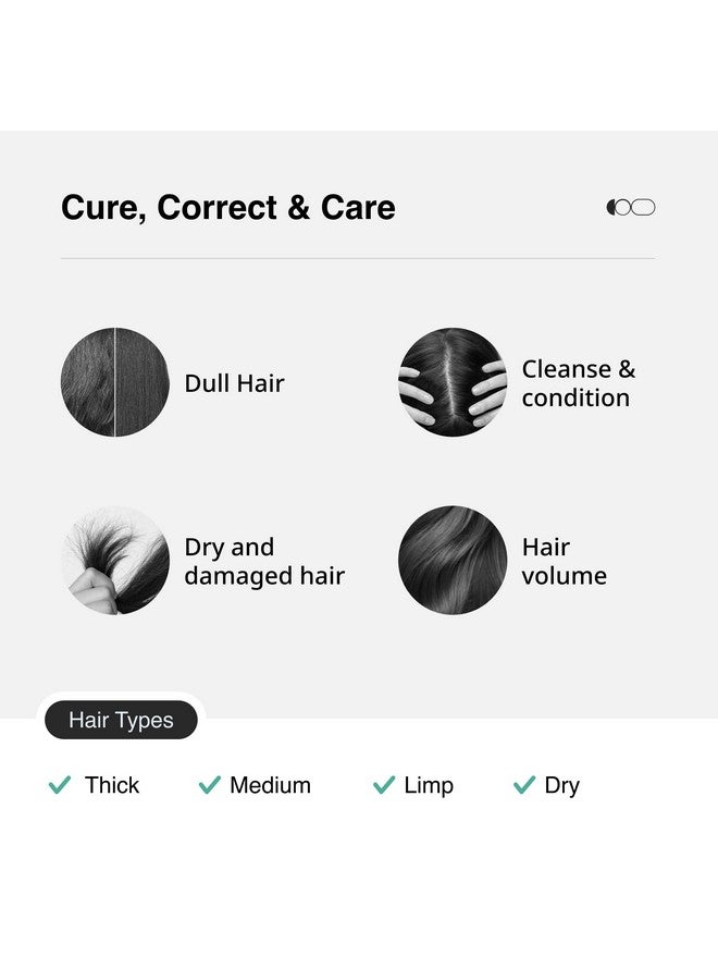 Cureskin 2 in 1 Shampoo with Conditioner | Conditioner with Shampoo for Women and Men | Cleanses and Conditions with Keratin, Caffeine and Ceramide, 150 g (Pack of 1) - Image 4
