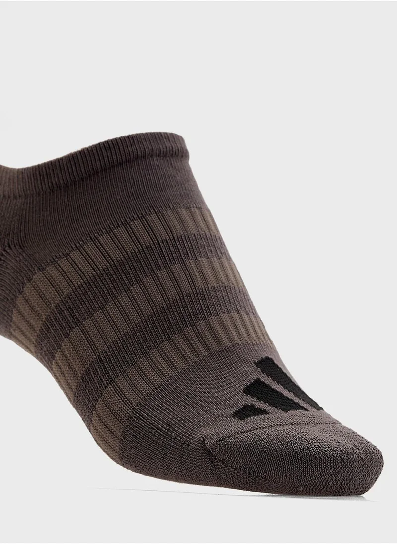 adidas ثلاث جوارب غير ظاهرة