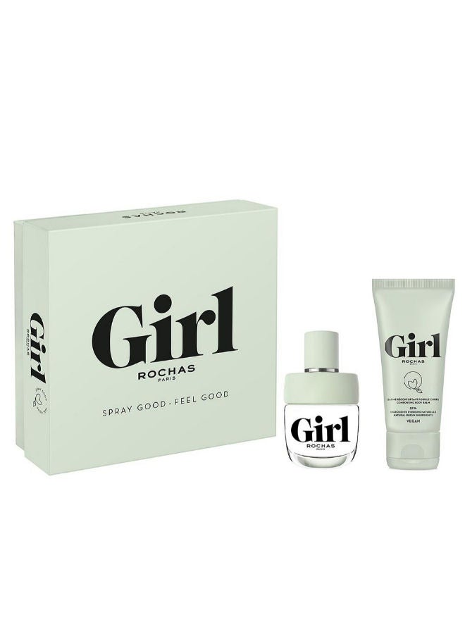 Rochas Girl - Eau de Toilette 60 ml + Body Balm 100 ml Gift Set - Image 1