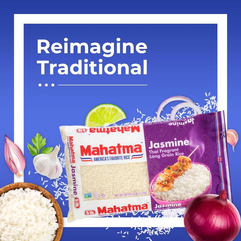 Mahatma أرز الياسمين مهاتما - كيس 80 أونصة - Image 3