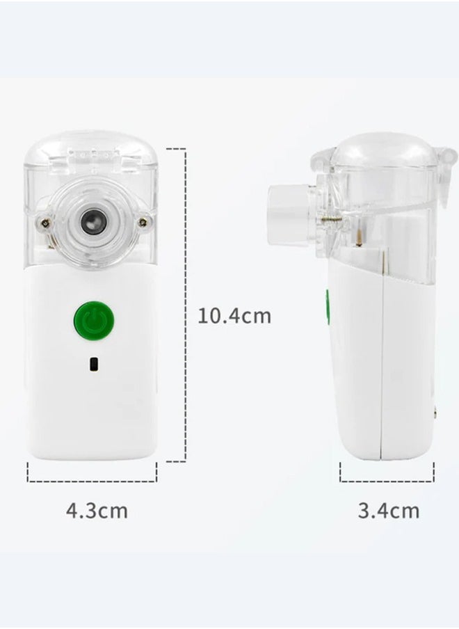 Eworld - Portable Handheld Nebulizer Machine – Mini Ultrasonic Vaporizer with Adjustable Mist Modes, Efficient Medication Delivery for Adults & Kids, Includes Masks and Mouthpieces, Ideal for Home and Travel - Image 1