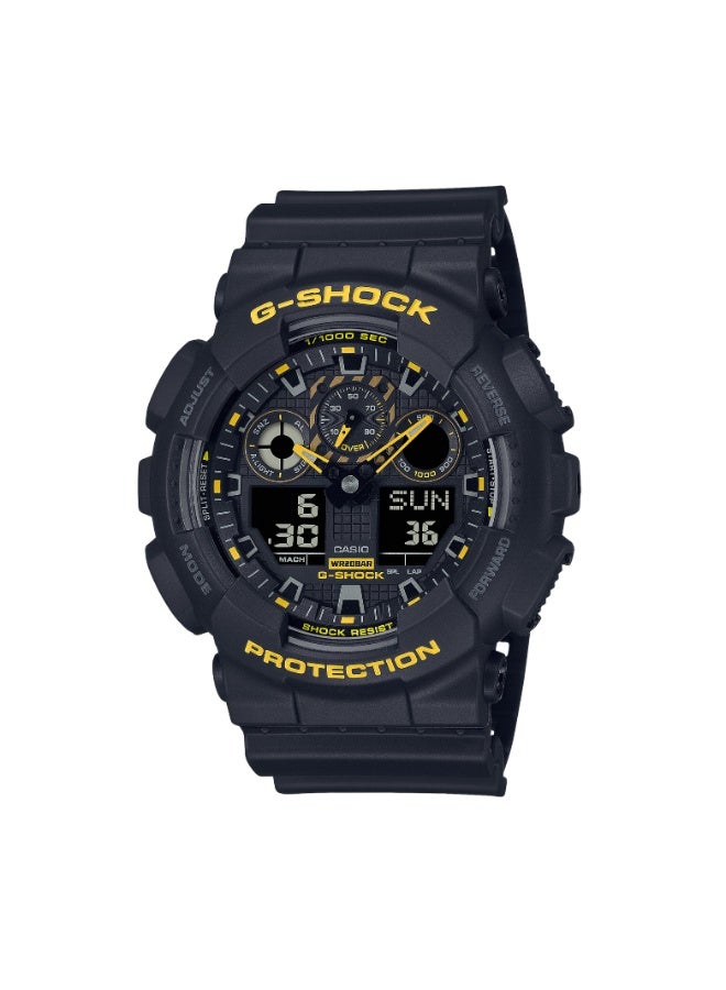 Casio G-SHOCK GA-100CY-1ADR, Analog-Digital Watch, Shock Resistant, 200M Water Resistant, Super Illuminator LED, World Time, Stopwatch, Countdown Timer - Image 1