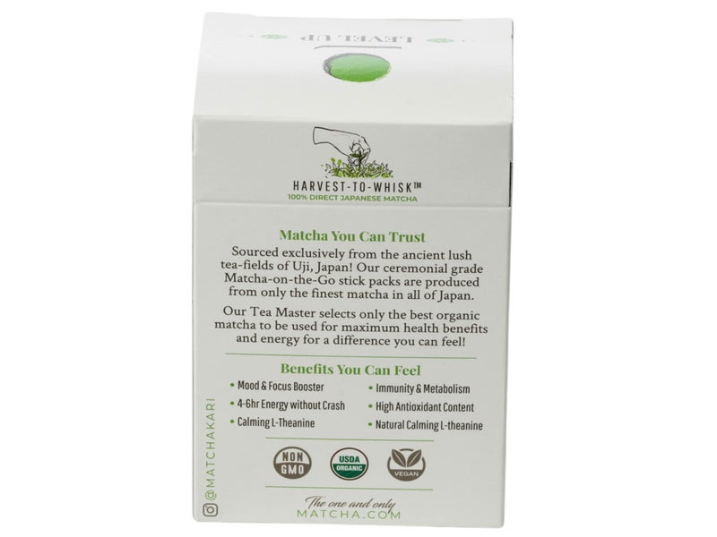 Matcha Kari Matcha Green Tea Powder Single Serving Sticks, Dr. Weil's Ceremonial Organic Matcha Powder Singles Packets - Individual Tea Packets (24) - Image 4