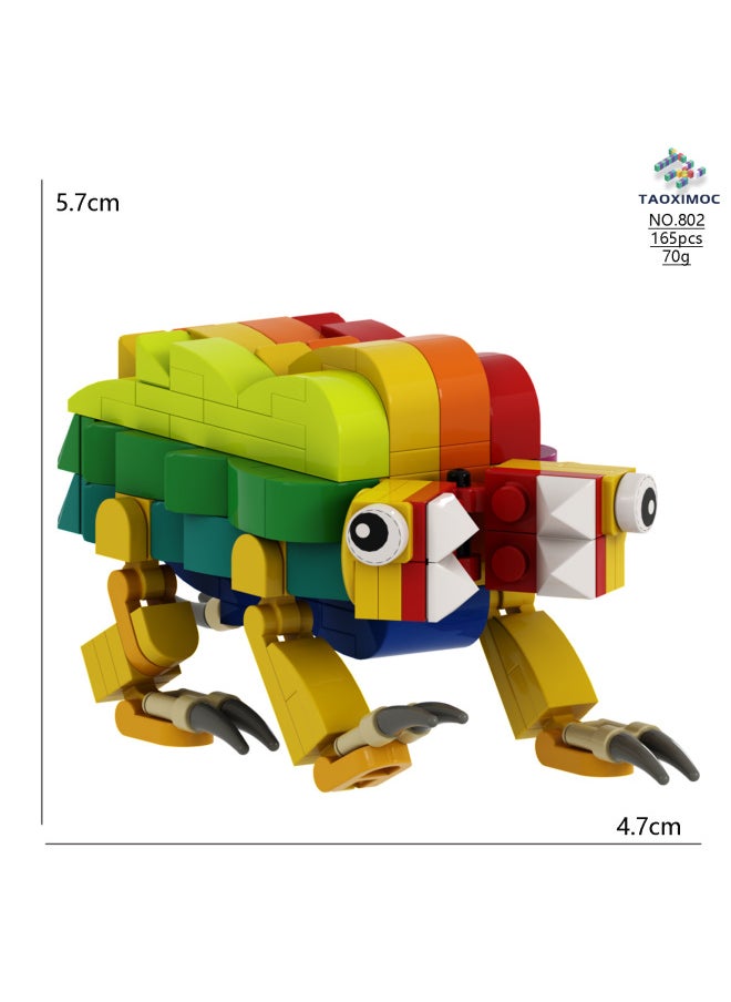 Poppy Playtime Chapter4 Bobby's Game Time 4 Toy Peripheral Building Blocks-Color:799-3 Crow Bobo