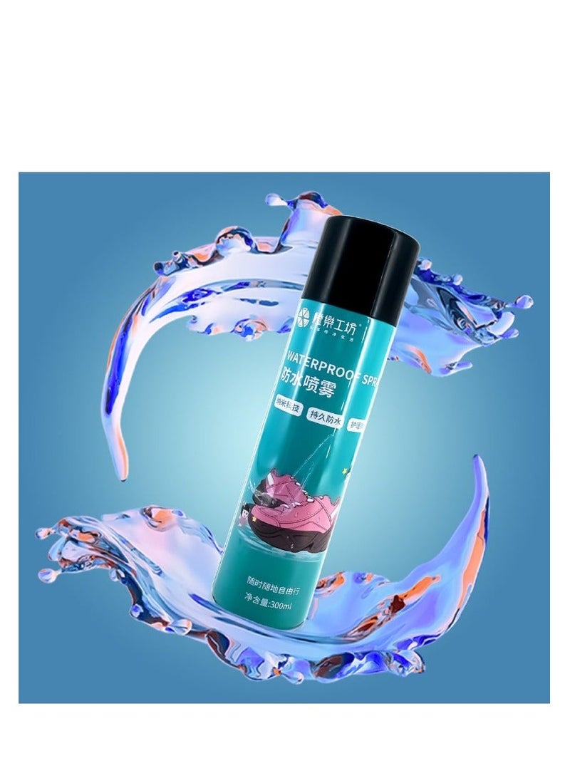 Nano Waterproof & Stain Protector Spray for Shoes  300 ml  Invisible Protective Layer - Image 2