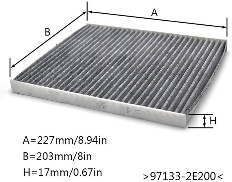 Wivplex Activated Carbon Cabin Air Filter - Image 3