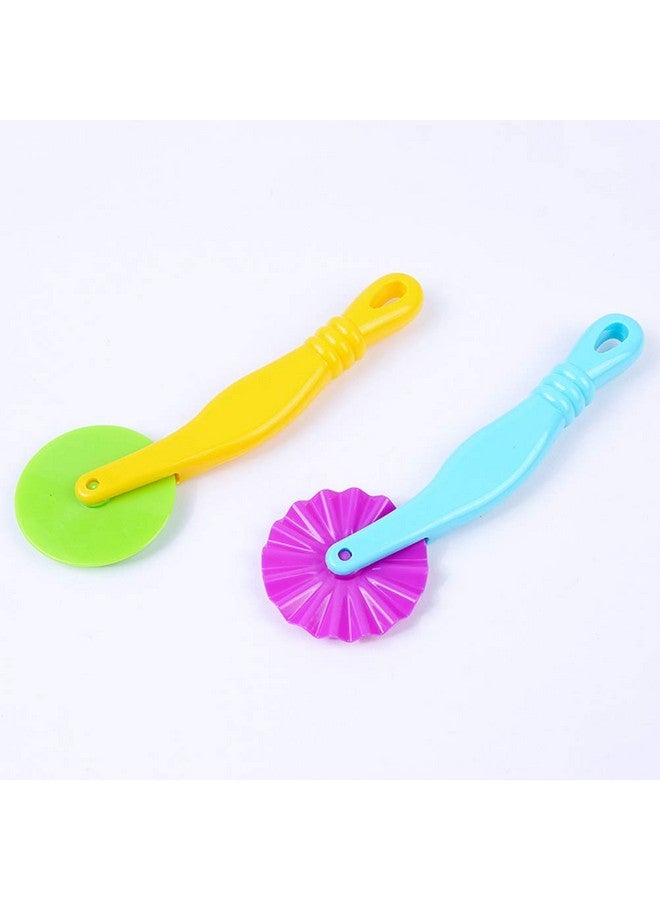 ييهيبيبي مجموعة أدوات عجينة الطين من يا بيبي، مكونة من 11 قطعة، بكرات عجينة اللعب، قوالب، قواطع، أدوات تشكيل، ألوان عشوائية - متعددة الألوان - Image 5