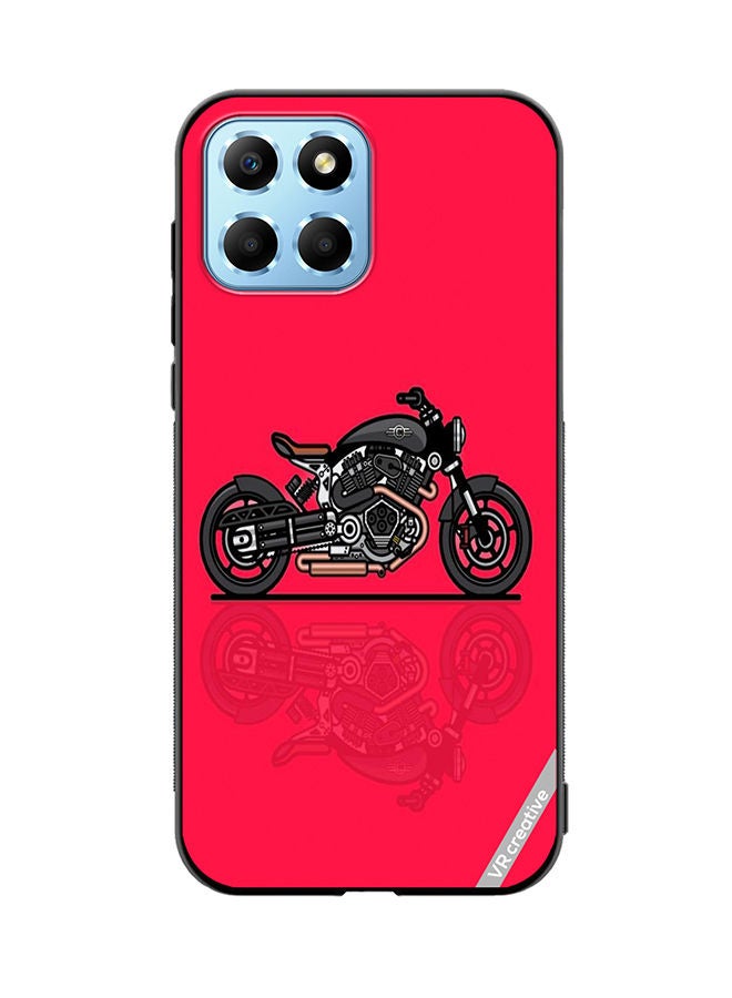 VR CREATIVE Protective Case Cover For Honor X8 5G Bike Design Multicolour - Image 1