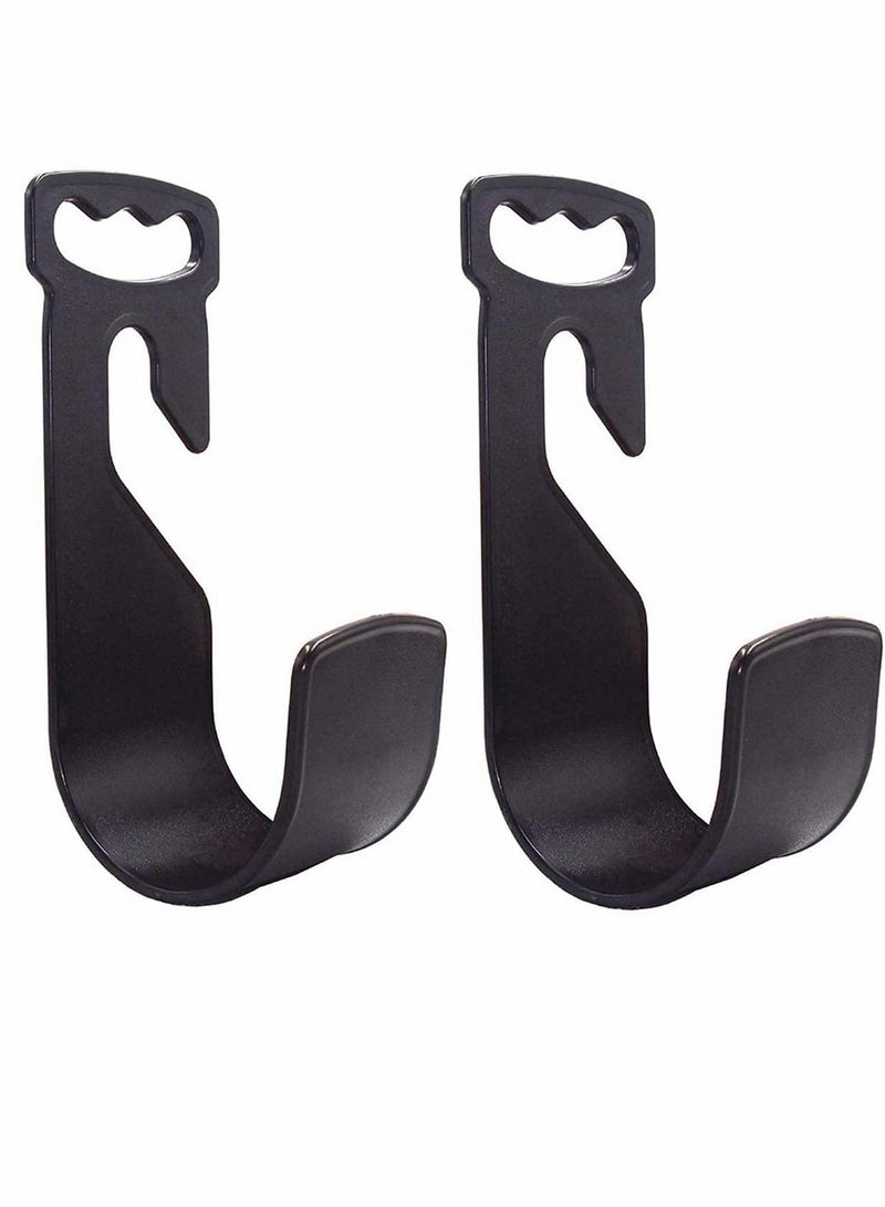 KASTWAVE Garden Hose Hanger 2 Pack Metal Hose Holder Hook Storage Expandable Water Hose Holders for Outside Heavy Duty Durable Wall Mount Hose Holder Rust-Free Hook...  - Image 1